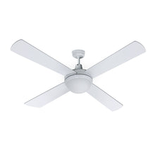 Load image into Gallery viewer, Devanti 52'' Ceiling Fan w/Light w/Remote Timer - White
