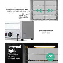 Load image into Gallery viewer, Commercial Stainless Steel Pie Hot Display Showcase Cabinet Food Warmer