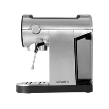 Load image into Gallery viewer, Devanti Coffee Machine Espresso Maker 20 Bar Milk Frother Cappuccino Latte Cafe