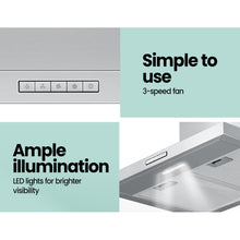 Load image into Gallery viewer, Comfee Rangehood 600mm 60cm Range Hood Stainless Steel Kitchen Canopy LED Light