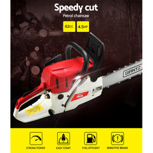 Load image into Gallery viewer, Giantz Chainsaw Petrol 62CC 20" Bar Commercial E-Start Pruning Chain Saw,Giantz Chainsaw Petrol 62CC 20" Bar Commercial E-Start Pruning Chain Saw 4.5HP