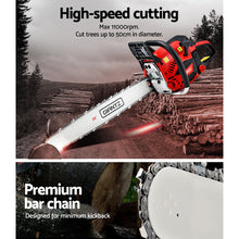 Load image into Gallery viewer, Giantz Chainsaw 58cc Petrol Commercial Pruning Chain Saw E-Start 22'' Bar Top