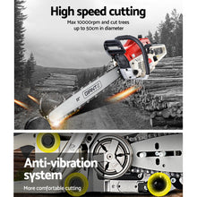 Load image into Gallery viewer, GIANTZ 75CC Petrol Commercial Chainsaw Chain Saw Bar E-Start Pruning