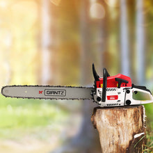 Load image into Gallery viewer, Giantz 62cc Chainsaw Petrol Commercial 24" Bar E-Start Tree Chain Saw 5.2HP