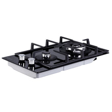 Load image into Gallery viewer, Devanti Gas Cooktop 30cm Gas Stove Cooker 2 Burner Cook Top Konbs NG LPG Black