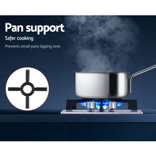 Load image into Gallery viewer, Devanti Gas Cooktop 30cm Gas Stove Cooker 2 Burner Cook Top Konbs NG LPG Steel