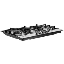 Load image into Gallery viewer, Devanti Gas Cooktop 90cm Kitchen Stove Cooker 5 Burner Stainless Steel NG/LPG Silver