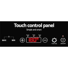 Load image into Gallery viewer, Devanti Electric Induction Cooktop 60cm Portable Kitchen Ceramic Glass Cooker