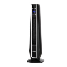 Load image into Gallery viewer, Devanti Electric Ceramic Tower Fan Heater Portable Oscillating Remote Control 2400W Black