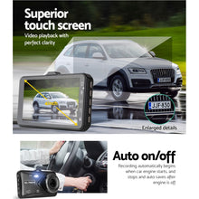 Load image into Gallery viewer, UL Tech 4 Inch Dual Camera Dash Camera - Black