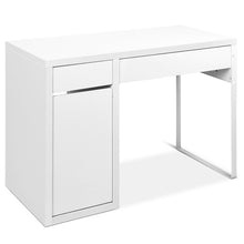 Load image into Gallery viewer, Metal Desk With Storage Cabinets - White