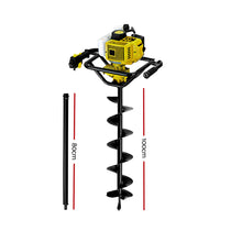 Load image into Gallery viewer, Giantz 92CC Petrol Post Hole Digger Auger Drill Borer Fence Earth Power 200mm