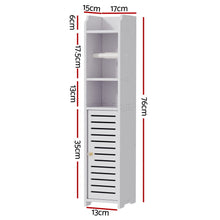 Load image into Gallery viewer, Artiss Bathroom Cabinet Toilet Roll Holder Tissue Organizer 3 Tier Floor Cabinet