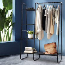 Load image into Gallery viewer, Portable Clothes Rack Garment Hanging Stand Closet