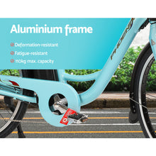 Load image into Gallery viewer, Phoenix 26" Electric Bike Bicycle eBike e-Bike Motorized City Battery Basket Blue
