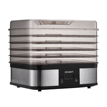 Load image into Gallery viewer, Devanti Food Dehydrator with 5 Trays - Silver