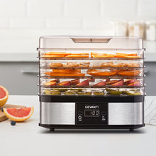 Load image into Gallery viewer, Devanti Food Dehydrator with 5 Trays - Silver