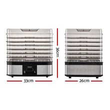 Load image into Gallery viewer, Devanti Food Dehydrator with 7 Trays - Silver