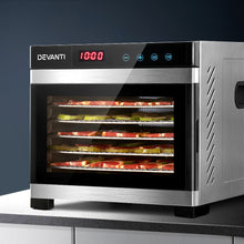 Load image into Gallery viewer, 6 Trays Commercial Stainless Steel Food Dehydrator