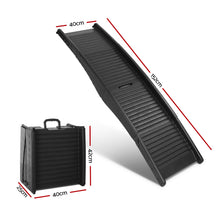 Load image into Gallery viewer, i.Pet Dog Ramp Dog Steps Pet Car Suv Travel Stair Foldable Portable Ladder Plastic