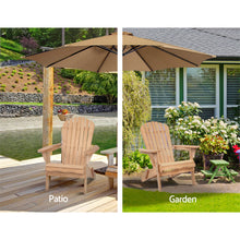 Load image into Gallery viewer, Gardeon Set of 2 Patio Furniture Outdoor Chairs Beach Chair Wooden Adirondack Garden Lounge