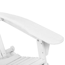 Load image into Gallery viewer, Gardeon 3 Piece Outdoor Adirondack Lounge Beach Chair Set - White