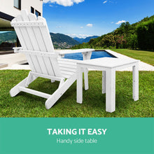 Load image into Gallery viewer, Gardeon Outdoor Side Beach Table - White