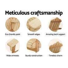 Load image into Gallery viewer, Outdoor Sun Lounge Wooden Chair