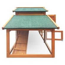 Load image into Gallery viewer, i.Pet Rabbit Hutch Chicken Coop Wooden Pet Hutch 169cm x 52cm x 72cm