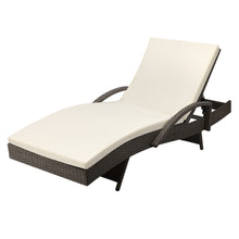Load image into Gallery viewer, Gardeon Outdoor Sun Lounge - Grey