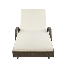 Load image into Gallery viewer, Gardeon Set of 2 Outdoor Sun Lounge Chair with Cushion- Grey