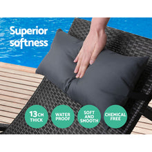 Load image into Gallery viewer, Gardeon Outdoor Sun Lounge Furniture Day Bed Wicker Pillow Sofa Set