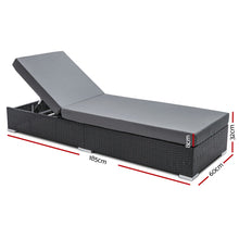 Load image into Gallery viewer, Gardeon Sun Lounge Outdoor Furniture Day Bed Wicker Rattan Garden Sofa