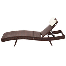 Load image into Gallery viewer, Gardeon Outdoor Sun Lounge Setting Wicker Lounger Day Bed Rattan Patio Furniture Brown