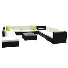 Load image into Gallery viewer, Gardeon 12PC Outdoor Furniture Sofa Set Wicker Garden Patio Lounge