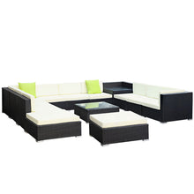 Load image into Gallery viewer, Gardeon 13PC Outdoor Furniture Sofa Set Wicker Garden Patio Lounge