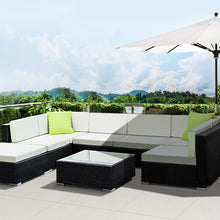 Load image into Gallery viewer, Gardeon 8PC Outdoor Furniture Sofa Set Wicker Garden Patio Pool Lounge