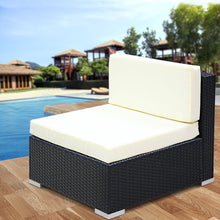 Load image into Gallery viewer, 3PC Gardeon Outdoor Furniture Sofa Set Wicker Rattan Garden Lounge Chair Setting