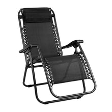 Load image into Gallery viewer, Gardeon Outdoor Portable Recliner - Black