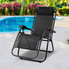 Load image into Gallery viewer, Gardeon Outdoor Portable Recliner - Black