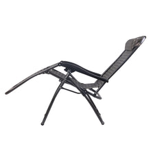 Load image into Gallery viewer, Gardeon Set of 2 Zero Gravity Chairs Reclining Outdoor Furniture Sun Lounge Folding Camping Lounger Grey