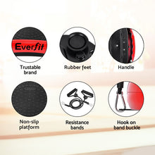 Load image into Gallery viewer, Everfit Vibration Machine Platform Vibrator Resistance Rope Home Fitness Red