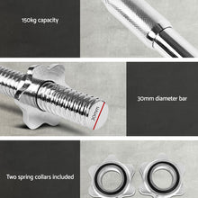 Load image into Gallery viewer, 5.5FT Barbell Bar Steel Fitness Exercise Weight Press Gym Home 168CM