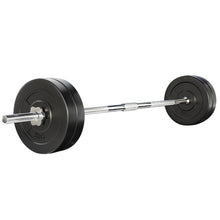 Load image into Gallery viewer, 28KG Barbell Weight Set Plates Bar Bench Press Fitness Exercise Home Gym 168cm
