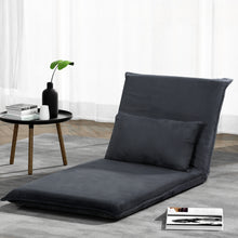 Load image into Gallery viewer, Artiss Floor Sofa Bed Lounge Couch Recliner Chair Folding Foam Camping Bed