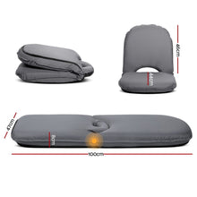 Load image into Gallery viewer, Artiss Floor Lounge Sofa Camping Chair Grey
