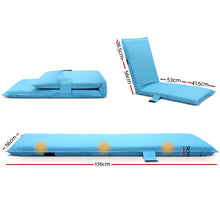 Load image into Gallery viewer, Artiss Floor Lounge Sofa Camping Chair Blue