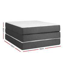 Load image into Gallery viewer, Giselle Bedding Folding Foam Portable Mattress Bamboo Fabric