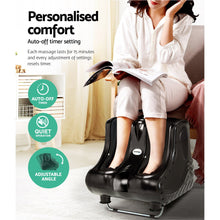 Load image into Gallery viewer, Livemor Foot Massager Ankle Calf Leg Massagers Shiatsu Kneading Rolling Black