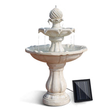 Load image into Gallery viewer, LilyWater™ - Classic & Durable Ivory 3 Tier Solar Powered Water Fountain